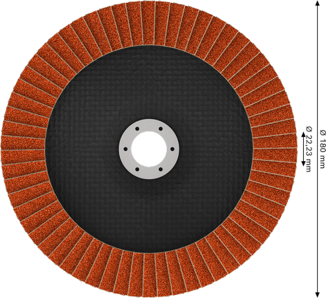 Lamelový kotouč Bosch EXPERT X782, úhlový, 180 mm, G40.